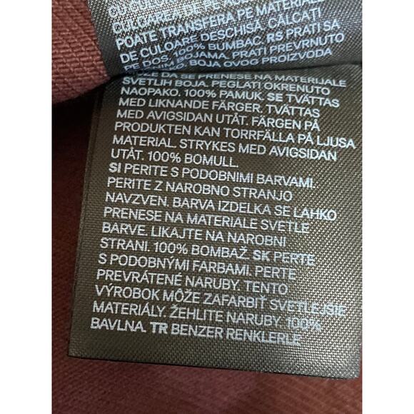 H&M Divided Women's Brown Long Sleeve Pocket Button Down Shirt Jacket Size S - Picture 4 of 4